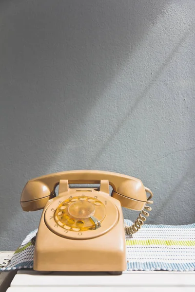 Retro rotary dial telephone — Stock Photo, Image