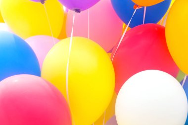 renkli balonlar arka plan