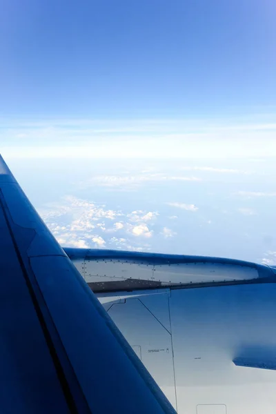 View from an airplane window. — Stock Photo, Image