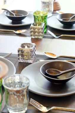 zarif yemek masası ayarı