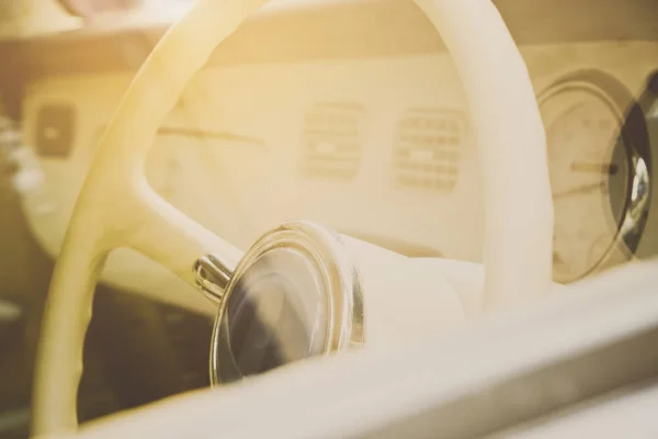 Vintage car interior — Stock Photo, Image