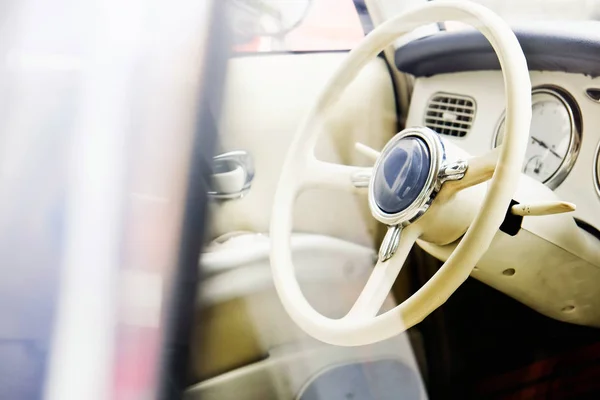 Vintage car interior — Stock Photo, Image