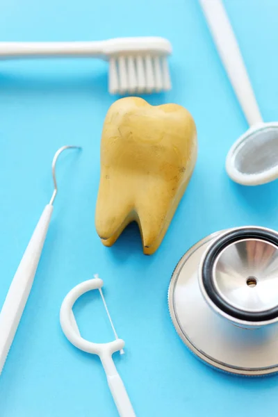 Koncepcja stomatologiczne tło — Zdjęcie stockowe