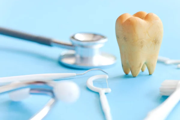 Imagem conceitual do dentista — Fotografia de Stock