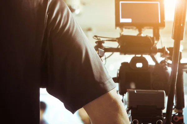 Onun video kamera çekim ile kameraman