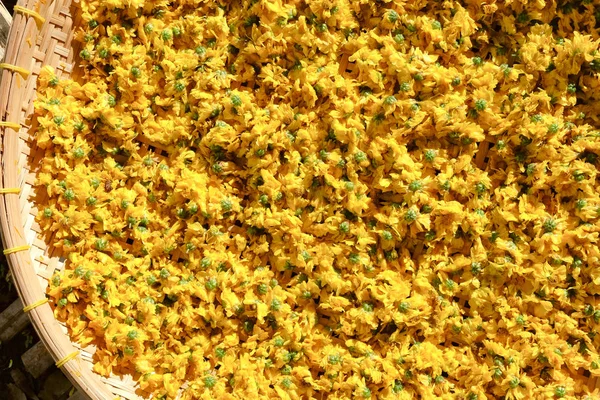 Bitkisel Çay yapımında kullanılan kurutulmuş papatya çiçekler