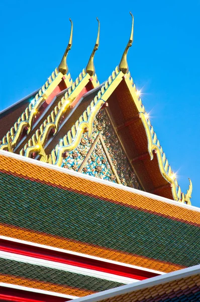 Деталь Архитектуры Знаменитом Храме Ват Арун Храм Рассвета Бангкоке Таиланд — стоковое фото