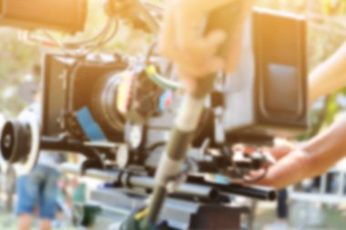 Arkasında sahneleri arka plan, sinema kamera Film ayarla