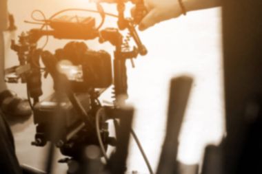 Arkasında sahneleri arka plan, sinema kamera Film ayarla