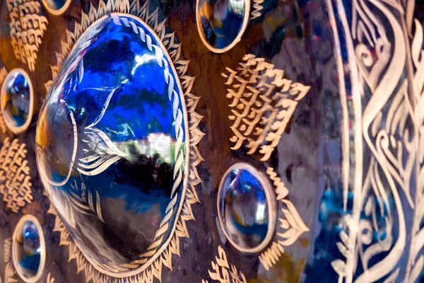 Detail Gong Circle Temple — Stock Photo, Image