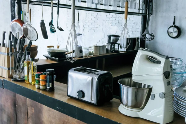 Detail Image Kitchen Utensils Background — Stock Photo, Image