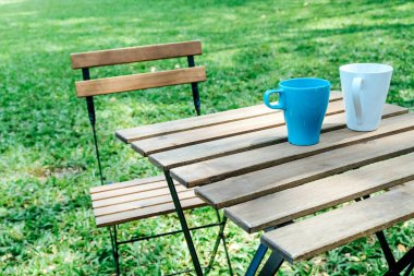 Bahçede çay zamanı..