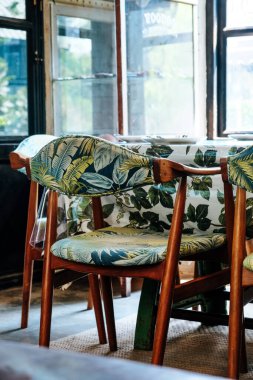 İskandinav tarzı yemek odasının arka planı.