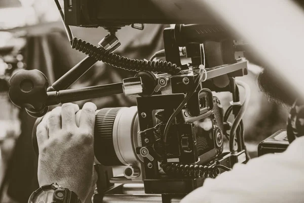 Professionele Cameramateriaal Productie Van Films — Stockfoto