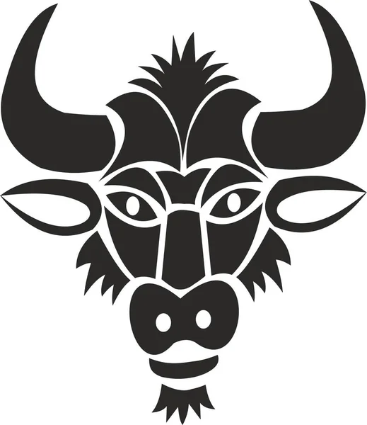 Stier Oder Büffel Symbol — Stockfoto