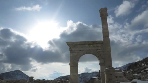 Sagalassos Uma Das Cidades Antigas Mais Bem Preservadas Turquia Ele — Vídeo de Stock