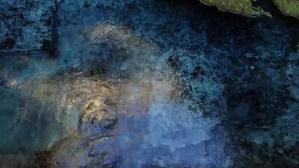 Kaklik Grotta Ligger Denizli Regionen Och Kallas Underground Pamukkale — Stockvideo