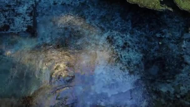 Kaklik Cave Trova Nella Regione Denizli Conosciuto Come Pamukkale Sotterraneo — Video Stock