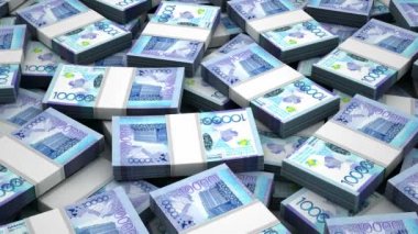 Kazak Tenge yığını