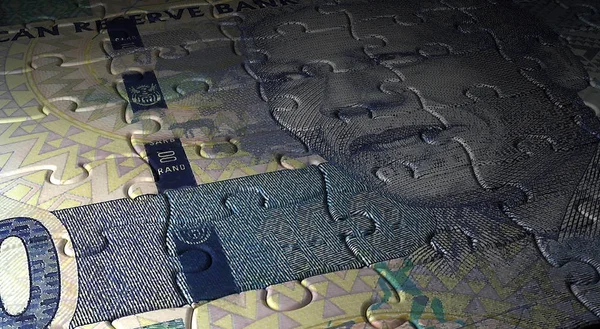 South African Rand Puzzle — Stock Photo, Image