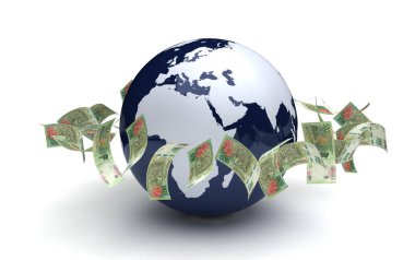 Küresel iş Arjantin peso para birimi