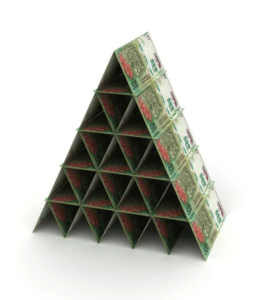 Pirámide de Pesos Argentina —  Fotos de Stock