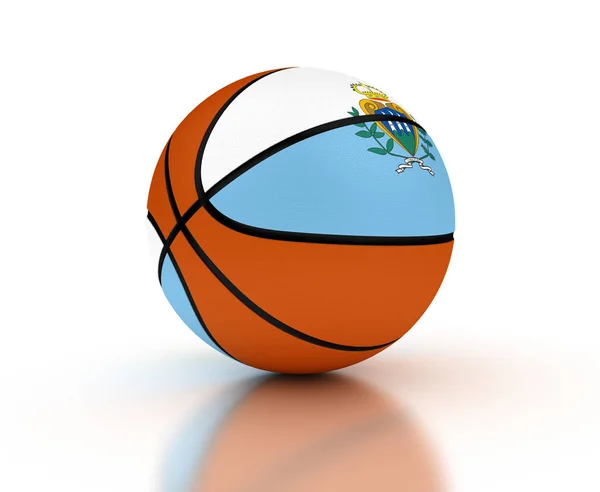 San Marino basketbalteam — Stockfoto