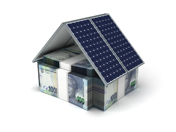 Solar Energy Saving — Stockfoto