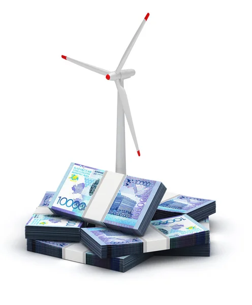 Úspora energie větru — Stock fotografie