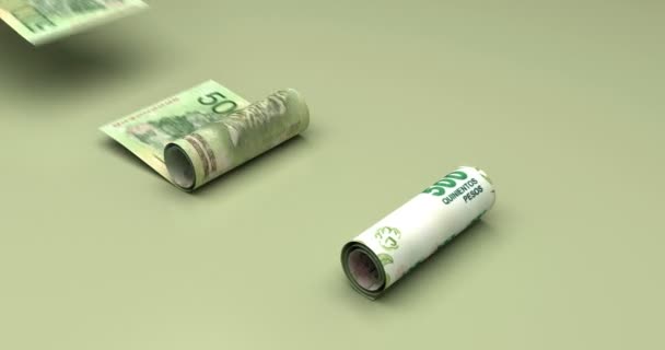 Finanças de carro com pesos argentinos — Vídeo de Stock