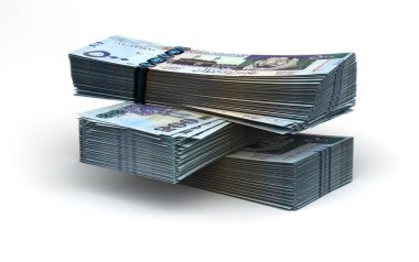 Suudi Arabistanlı Riyals yığını