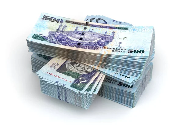 Suudi Arabistanlı Riyals yığını