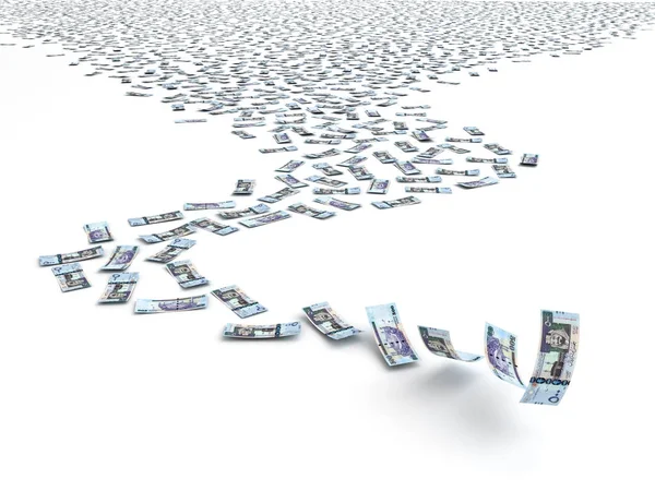 Düşen Suudi Arabistanlı Riyals