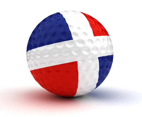 República Dominicana Golf Ball — Fotografia de Stock