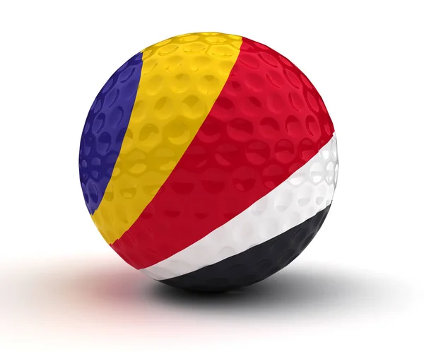 Гольф-мяч Сейшельских островов — стоковое фото