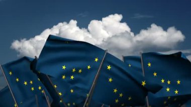 Alaska devlet bayrakları (kesintisiz ve alfa kanalı sallayarak)