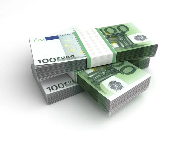 Stack of Euro — Stock Photo, Image