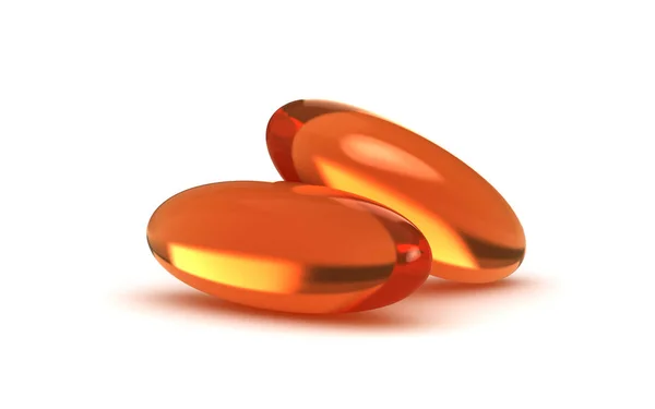 Two Fish Oil — Stock Photo, Image