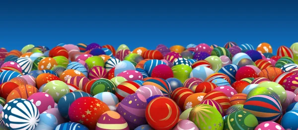 Uova di Pasqua dipinte — Foto Stock