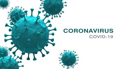 Corona Virüsü Covid-19 Mikrobiyoloji ve Viroloji Konsepti