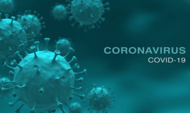 Corona Virüsü Covid-19 Mikrobiyoloji ve Viroloji Konsepti