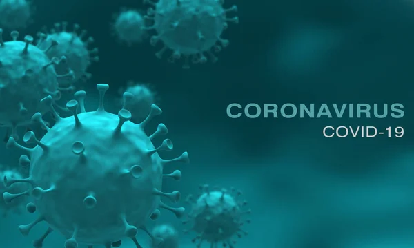 Corona Virus Covid Microbiology Virology Concept — 图库照片
