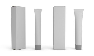 İki boş tüp (kırpma yolu ile izole)