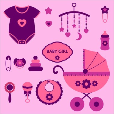 Bebek set klipleri, bebek doğumu için elementler