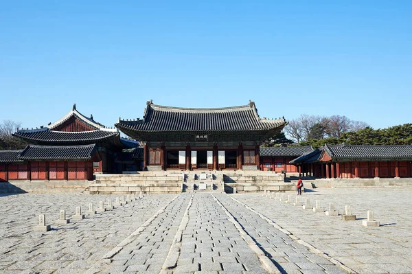 Changgyeonggung Σκηνή Παλάτι Στη Σεούλ Κορέα — Φωτογραφία Αρχείου