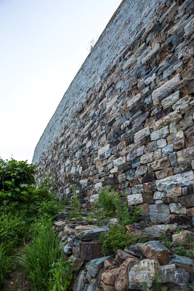 護摩山要塞 ごさん 韓国の三国時代の要塞壁 — ストック写真