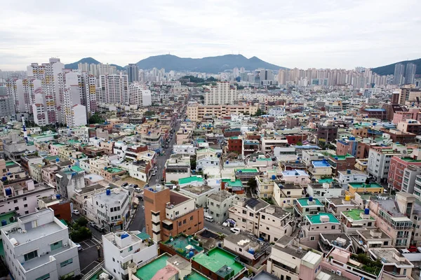 Cena Cidade Busan Foi Filmada Muito Tempo — Fotografia de Stock