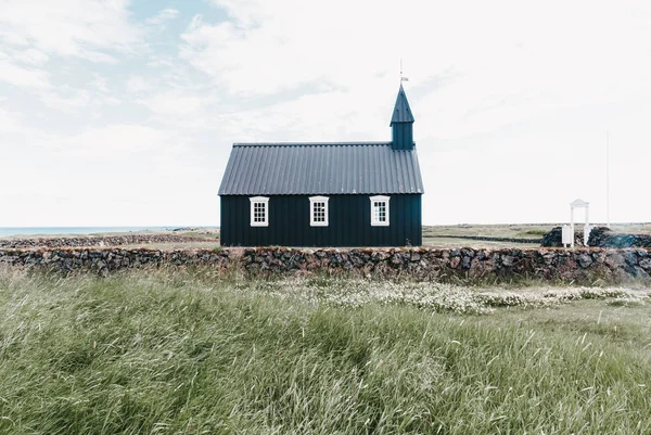 Black church — Stock Photo, Image