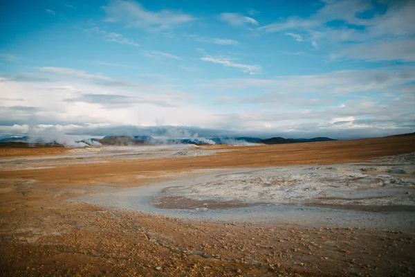 Geothermal steam — Stock Photo, Image