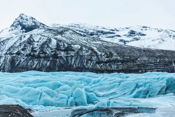Svinafellsjokull ledovec — Stock fotografie